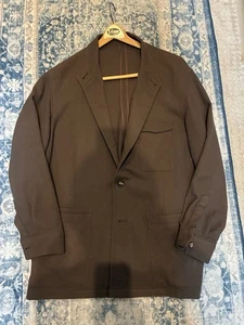 The Armoury City Hunter Jacket In Crisp Brown High Twist. Size L/ 42. - Picture 1 of 6