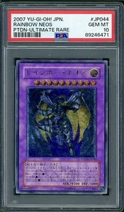 PSA 10 Rainbow Neos Ultimate Rare Japanese Phantom Darkness PTDN-JP044 Yugioh - Picture 1 of 2