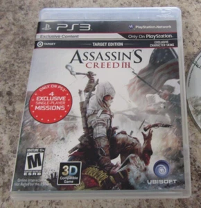 Assassin's Creed III (PS3 PlayStation 3) - Complete w/ manual - Tested Working - Picture 1 of 5