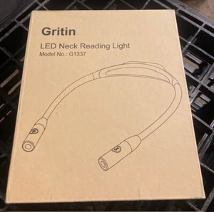 Gritin LED Neck Reading Light,Book Light for Reading in Bed-Eye Caring 3 Colo... - Picture 1 of 1
