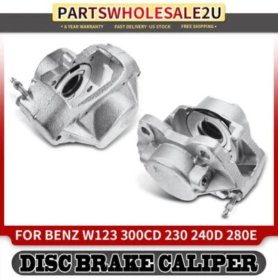 2x Pinza de freno lateral delantera sin soporte para Mercedes-Benz 230 280CE 300CD 300TD Foto 1 de 4