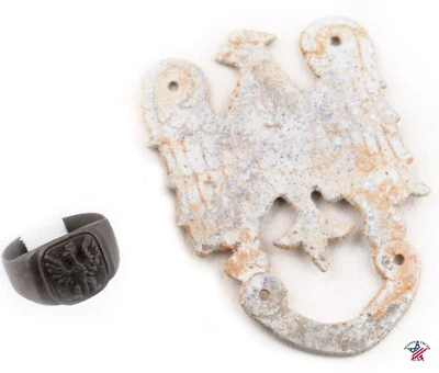 Polonia Águila Polaca Escudo de armas ejército Militar Sombrero insignia trinchera arte Polska Polsk Foto 1 de 4