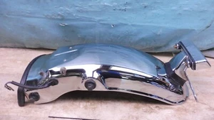 1979-81 Yamaha XS400 Special Chrome Rear Fender Guard w/ Plate Light PL245-F1+ - Picture 1 of 12