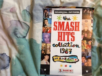 1987 Smash Hits Magazine Sticker Collection Panini Has 115 Of 200:Stickers - Image 1 of 4