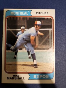 1974 Topps Baseball Cards #73 Mike Marshall