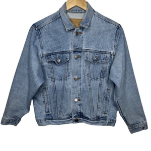 Arizona Denim Jean Jacket Sz L 14/16 - Picture 1 of 12