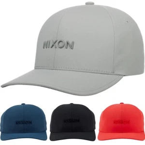 Nixon Men's Delta FF Quick Dry FlexFit Hat Cap - Picture 1 of 31