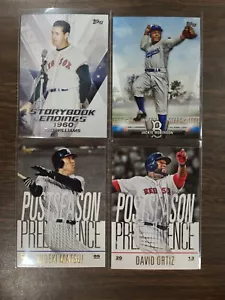 2018 Topps Update insert Lot (4) Williams, Robinson, Matsui & Ortiz - Picture 1 of 9