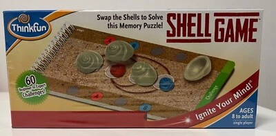 ThinkFun Think Fun Shell Game Classic Memory 60 Challenges Single Player NEW - Image 1 of 4