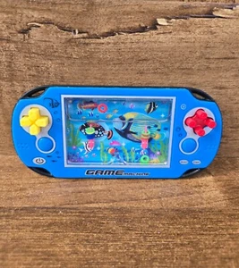 Handheld Water Ringtoss Game Machine Blue and Black Multicolor Fun Toy - Picture 1 of 6