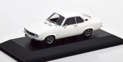 OPEL MANTA A 1970 BIANCA MAXICHAMPS 940045502 1/43 COUPE BIANCA WEISS MINICHAMPS - Immagine 1 di 4