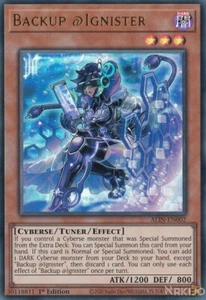 YuGiOh - Backup @Ignister - ALIN-EN002 - Ultra Rare - 1st Edition - Picture 1 of 1