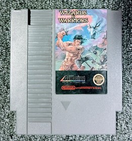 Wizards & Warriors (Nintendo Entertainment System, 1987), NES   Tested!!