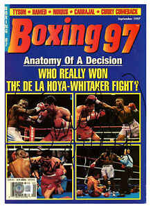 Pernell Whitaker Autographed Signed Boxing 97 Magazine Beckett BAS QR #BH26984
