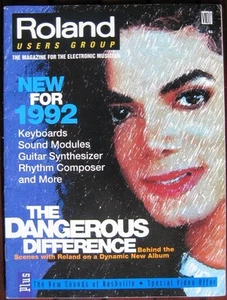 Roland Users Group Magazine, Michael Jackson Dangerous, New for 1992, Much More! - Picture 1 of 3