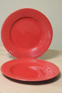 Set/Set mit zwei Pfaltzgraff Kamryn roten Speisetellern 12,25" - Bild 1 von 5