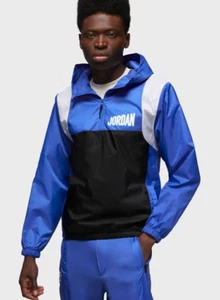 Jordan Flight MVP Hooded Pullover DV7600-480 Game Royal/Black-Wht Mens Size L - Picture 1 of 7