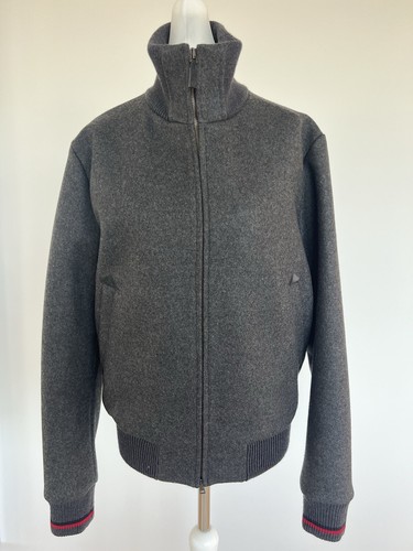 Giacca di lana grigia Gucci taglia 50