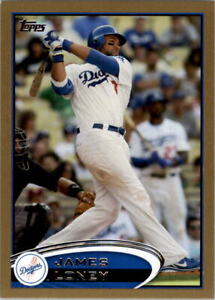 2012 Topps Gold Los Angeles Dodgers Baseball Card #39 James Loney/2012