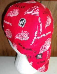 Detroit Red Wings Custom Made Construction, Welder, Pipe-fitter, Biker Hat - Picture 1 of 3