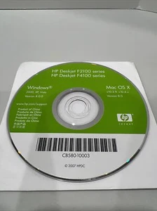 HP Deskjet F2100 / F4100 Series Installation Disk Windows & MAC OS Pre-owned - Picture 1 of 2