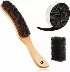 3-teiliges Hutbürsten-Set inkl. Fusselentferner Staubwedelbürsten für Filzhüte Pferd - Bild 1 von 3