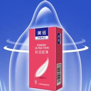 10pcs Threaded Ultra-Thin Condoms Lubricant Pussy Stimulation Penis Sleeves - Picture 1 of 15