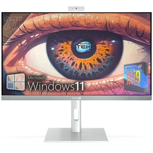 Tout En Un 27" 4K I9 Ram 16Go Ssd 480Go Rx550 4Go Windows 11 Pro Pc Gaming Vesa_ - Afbeelding 1 van 10