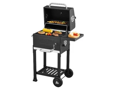 GRILLMEISTER Holzkohle-Komfortgrill Grill Mini »KANSAS« mit Warmhalterost - Bild 1 von 4