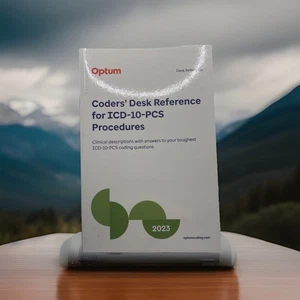 2023 Coders' Desk Reference for ICD-10-PCS - Paperback, by Optum - Like New - Picture 1 of 5