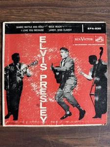 Elvis Presley - EPA-830 (45 RPM early EP, Picture Sleeve) shake rattle and roll - Picture 1 of 13