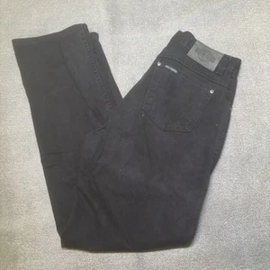 Pantalones de mezclilla Harley Davidson de colección Y2K para hombre 32x32 negros calce tradicional hechos en EE. UU. #925 - Imagen 1 de 11
