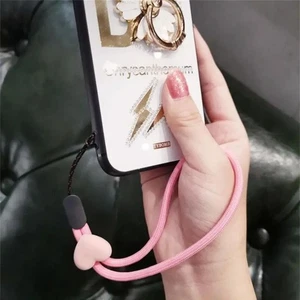 love Elastic Mobile Phone Lanyard Colorful Short Wrist Strap Phone - Photo 1 sur 19