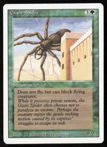 MTG Giant Spider - Revised Edition - Common - Magic the Gathering - Picture 1 of 2