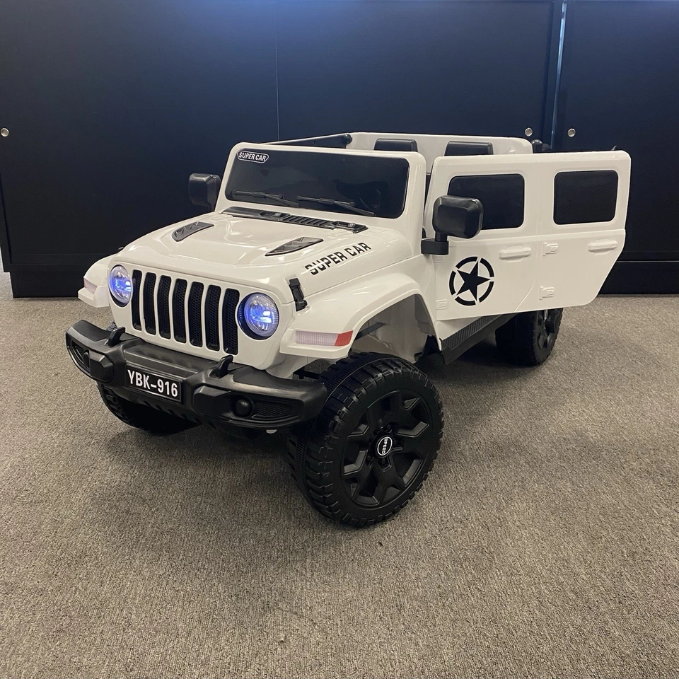 Ruedas eléctricas para niños de 12 V coche paseo en coche eléctrico camión con pilas con control remoto Foto 1 de 4