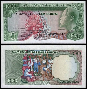 SAINT THOMAS & PRINCE 100 DOBRAS (P57) 1982 UNC - Picture 1 of 1