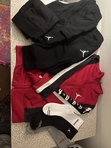 Boys Size large Nike Jordan sweatpants, track jacket and socks. - Picture 1 of 4