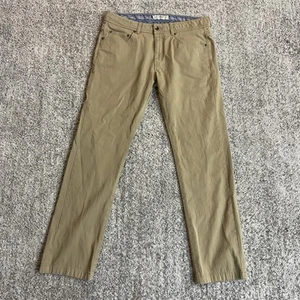 Pantalones Ballin Para Hombre 34x30 Media Luna Calce Moderno Caqui Tostado Pima Algodón Media Luna - Imagen 1 de 14
