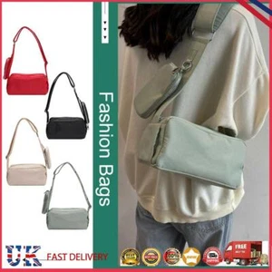 Women Leisure Messenger Bags Street Style Canvas Versatile Bags with Purse Set U - Imagen 1 de 18