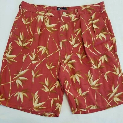 Pantalones cortos hawaianos vintage Polo Ralph Lauren para hombre talla 34 plisados Foto 1 de 4