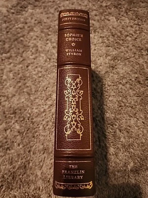 1979 Franklin Library - SOPHIE'S CHOICE - William Styron - Hardcover Foto 1 de 4