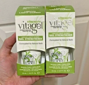 HARMONY Gelish VITAGEL Nail Strengthener LED / UV Light Cured .5 oz (2PCS) - Picture 1 of 1