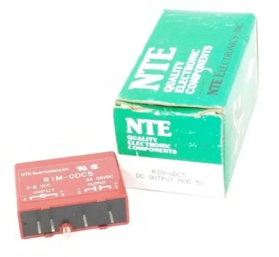 NIB NTE ELECTRONICS RIM-OAC5 AC OUTPUT MODULE 3.0-8VDC 3.5A 120VAC RIMOAC5 - Image 1 of 3