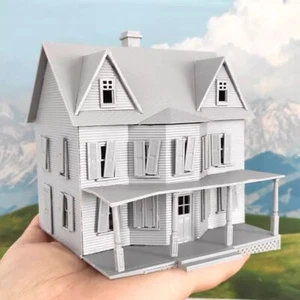 1/87 HO Scale Buildings Model Railroad Haunted Houses Parts DIY 11cm Accessories - Picture 1 of 2