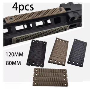 4Pcs Multi-Grain Rail Hand Protection M-lok Rail Cover Panel 80mm/120mm - Picture 1 of 27