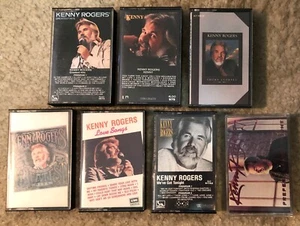 Kenny Rogers 7 Cassette Lot  Greatest Hits / We've Got Tonight/ Moonlight 4 More - Picture 1 of 1