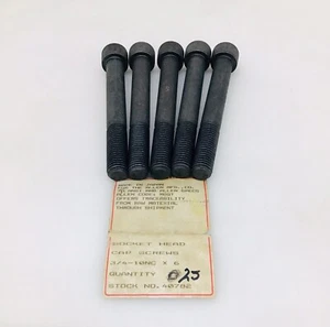 Allen HEX SOCKET HEAD SCREWS 3/4-10NC x 6 40782 Lot of 5 - Picture 1 of 8