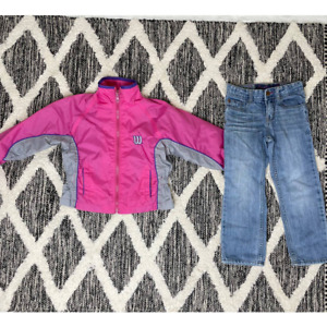 Wilson's Windbreaker Jacket and Oshkosh Jeans Toddler size 4t