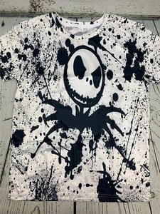 Youth TShirt 3D Print Boys Black White Kids Movie Cartoon Nightmare Christmas - Picture 1 of 2