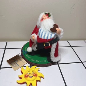 Vintage 1994 Annalee Doll Society Logo Kid Santa Milk Cookies  #9656  7" - Picture 1 of 8